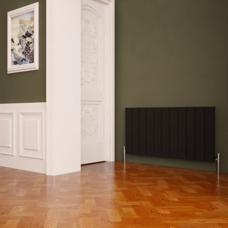 Carisa Nemo Black Aluminium Horizontal Radiators