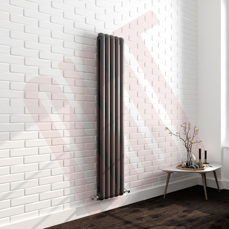 Mm W X Mm H Elias Anthracite Vertical Radiator