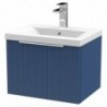 Fluted 500mm Wall Hung Single Drawer Vanity Units