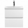 Urban 500mm Wall Hung Double Drawer Vanity Units