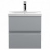 Urban 500mm Wall Hung Double Drawer Vanity Units