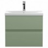 Urban 600mm Wall Hung Double Drawer Vanity Units