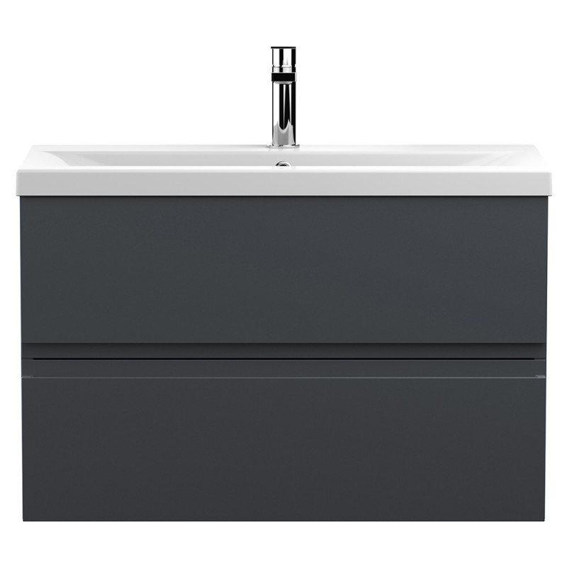 Urban 800mm Wall Hung Double Drawer Vanity Units