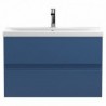 Urban 800mm Wall Hung Double Drawer Vanity Units