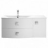 Sarenna 1000mm Wall Hung Double Drawer & Cabinet Vanity Units