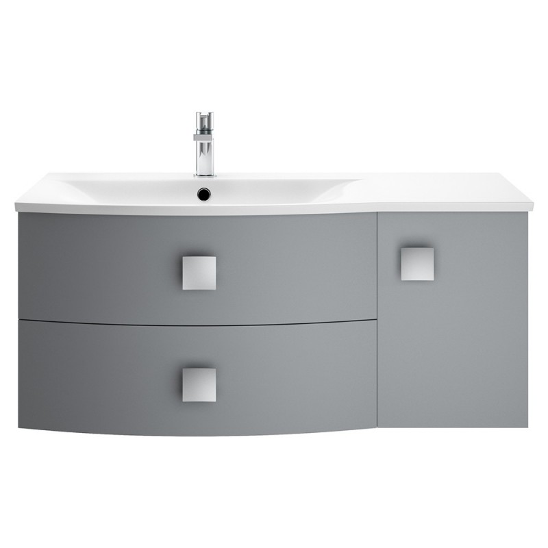 Sarenna 1000mm Wall Hung Double Drawer & Cabinet Vanity Units