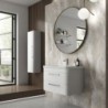 Solar 800mm Wall Hung Double Drawer Vanity Units