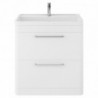 Solar 800mm Freestanding Double Drawer Vanity Units