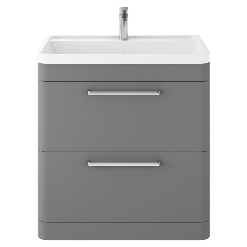 Solar 800mm Freestanding Double Drawer Vanity Units