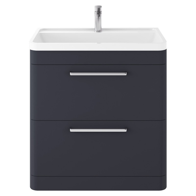 Solar 800mm Freestanding Double Drawer Vanity Units