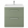 Solar 800mm Freestanding Double Drawer Vanity Units