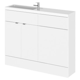 Fusion 1100mm Slimline Freestanding WC Combination Vanity Units