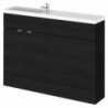 Fusion 1200mm Slimline Freestanding WC Combination Vanity Units