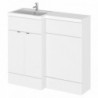 Fusion 1000mm Full Depth Freestanding WC Cabinet Vanity Units