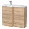 Fusion 1000mm Full Depth Freestanding WC Cabinet Vanity Units