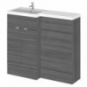 Fusion 1000mm Full Depth Freestanding WC Cabinet Vanity Units