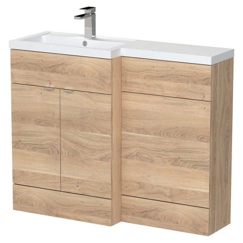 Fusion 1100mm Full Depth Freestanding WC Cabinet Vanity Units