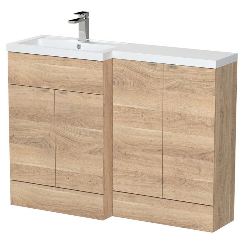 Fusion 1200mm Full Depth Freestanding Combination Vanity and Storage Units