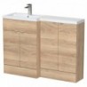 Fusion 1200mm Full Depth Freestanding Combination Vanity and Storage Units