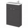 Fusion 600mm Slimline Freestanding Vanity Units