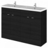 Fusion 1200mm Full Depth Freestanding Twin Basin Units