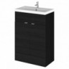 Fusion 600mm Full Depth Freestanding Vanity Units