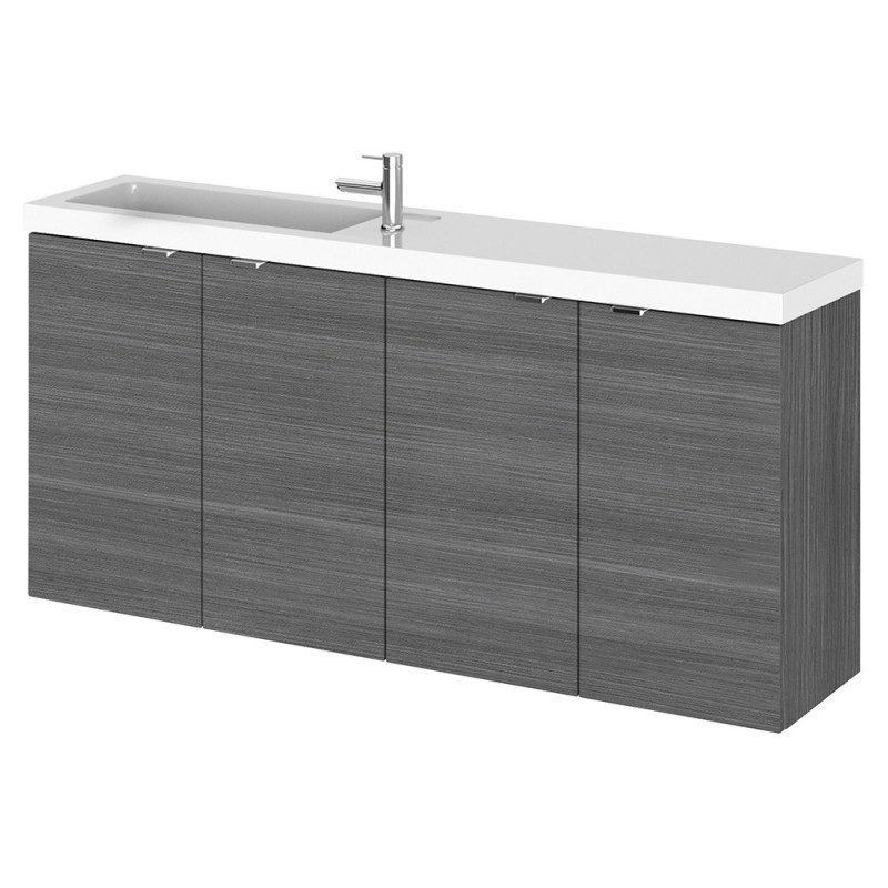 Fusion 1200mm Slimline Wall Hung Vanity Unit