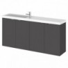 Fusion 1200mm Slimline Wall Hung Vanity Unit