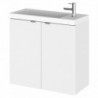 Fusion 600mm Slimline Wall Hung Vanity Unit