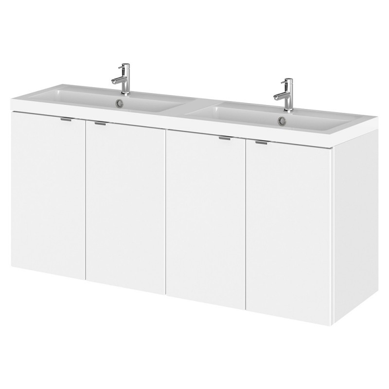 Fusion 1200mm Full Depth Wall Hung Cabinet Vanity Units