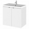 Fusion 600mm Full Depth Wall Hung Cabinet Vanity Units