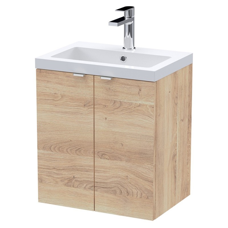 Fusion 500mm Full Depth Wall Hung Cabinet Vanity Units