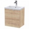 Fusion 500mm Full Depth Wall Hung Cabinet Vanity Units