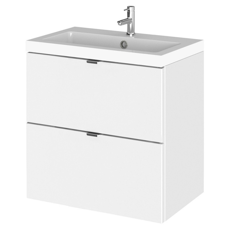 Fusion 500mm Full Depth Wall Hung Drawers Vanity Units