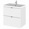 Fusion 500mm Full Depth Wall Hung Drawers Vanity Units