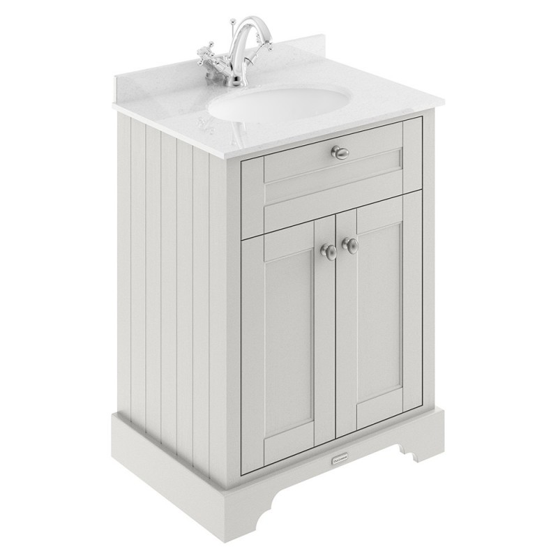 Old London 600mm Traditional Marble Vanity Units