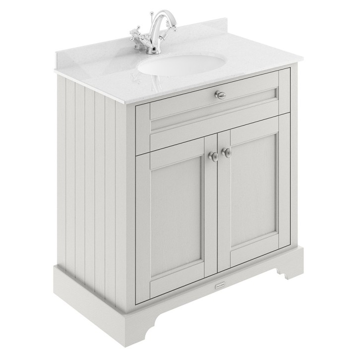 Old London 800mm Traditional Marble Vanity Units