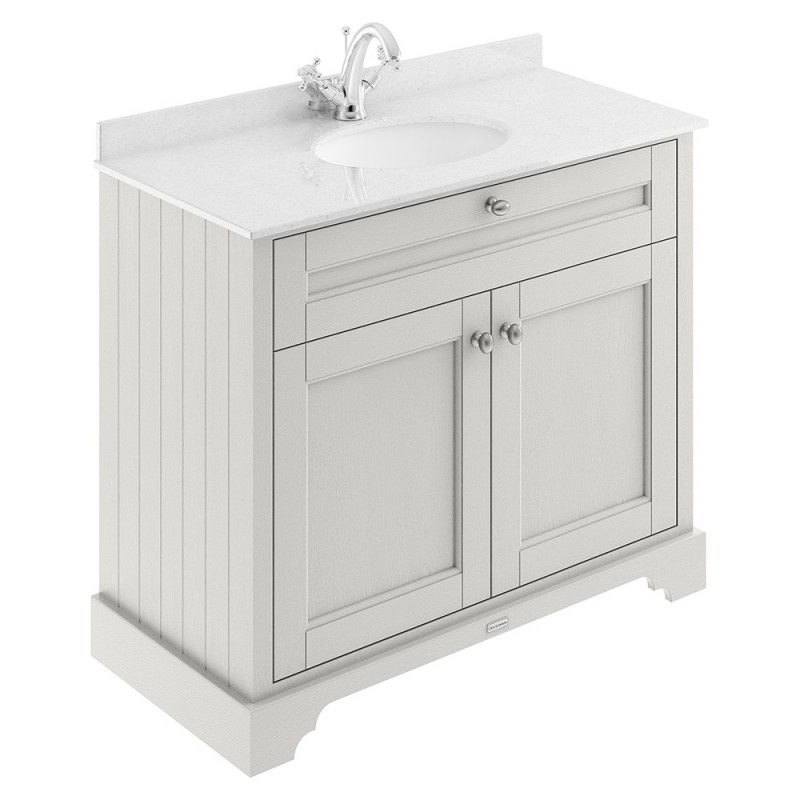 Old London 1000mm Traditional Marble Vanity Units