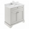 Old London 800mm Traditional Marble Vanity Units With Square Basin