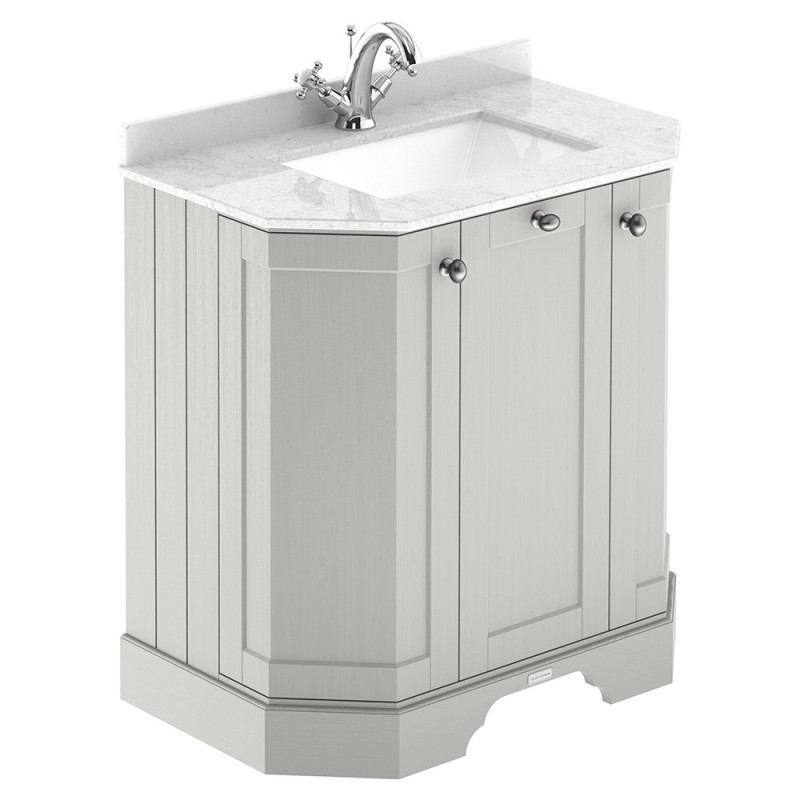 Old London 750mm Angled Traditional Vanity Basin