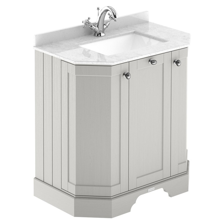 Old London 750mm Angled Traditional Vanity Basin