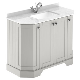 Old London 1000mm Angled Traditional Vanity Basin