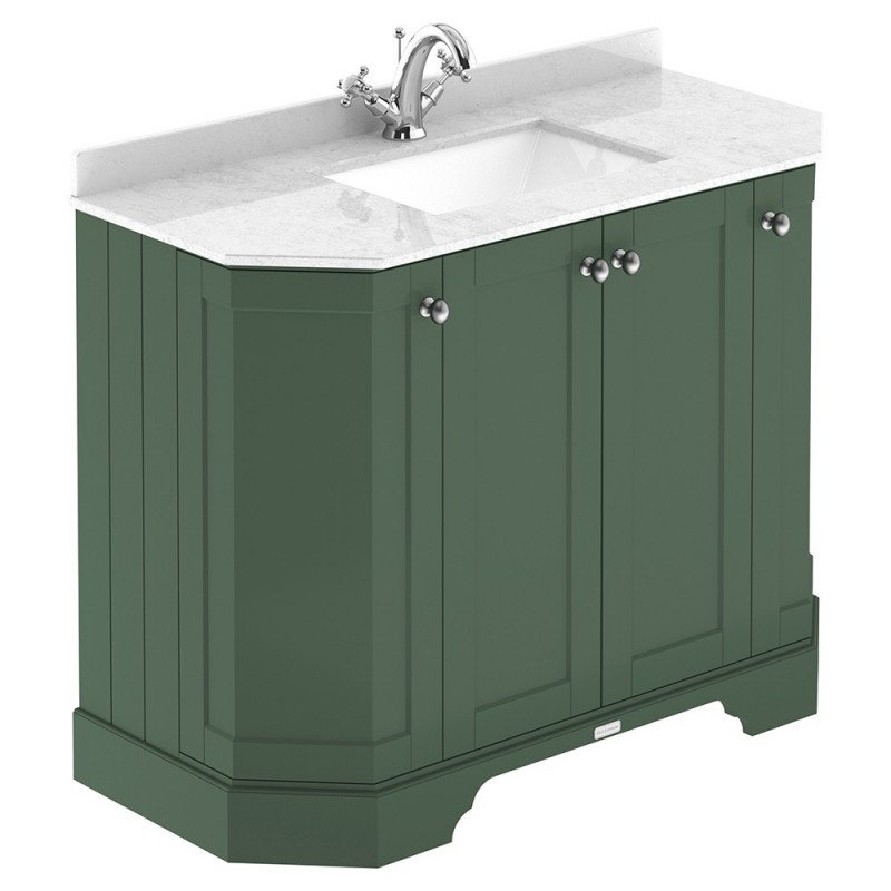 Old London 1000mm Angled Traditional Vanity Basin