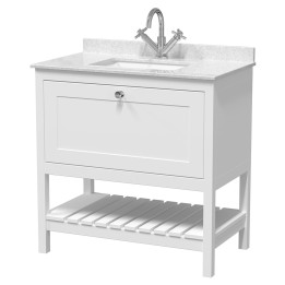 Bexley 800mm Freestanding Vanity Units with Marble Tops