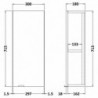 Fusion 300mm Wall Hung Bathroom Cabinet