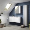 Fusion 600mm Split Mirror Cabinet