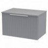 Fluted 600mm Wall Hung Single Drawer Worktop Vanity Units