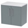 Juno 600mm Wall Hung Cabinet Worktop Vanity Units