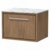 Lille 600mm Wall Hung Single Drawer Worktop Vanity Units