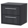 Lille 600mm Wall Hung Double Drawer Worktop Vanity Units